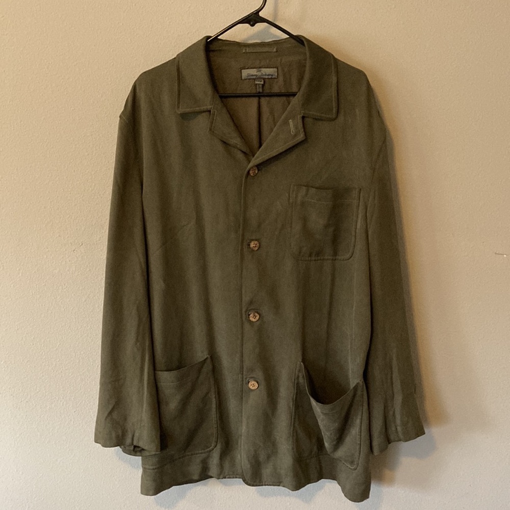 Vintage Tommy Bahama 100% Silk Jacket.